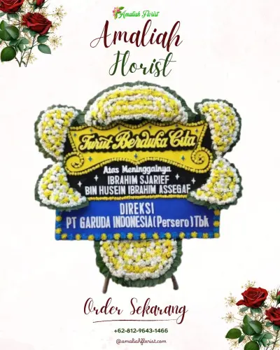 Papan Bunga Duka di Ringinharjo