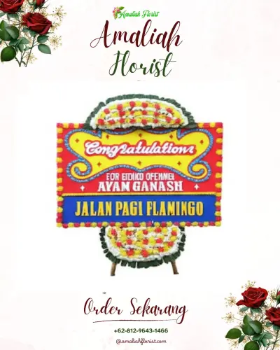 Bunga Papan Congratulation di Ringinharjo